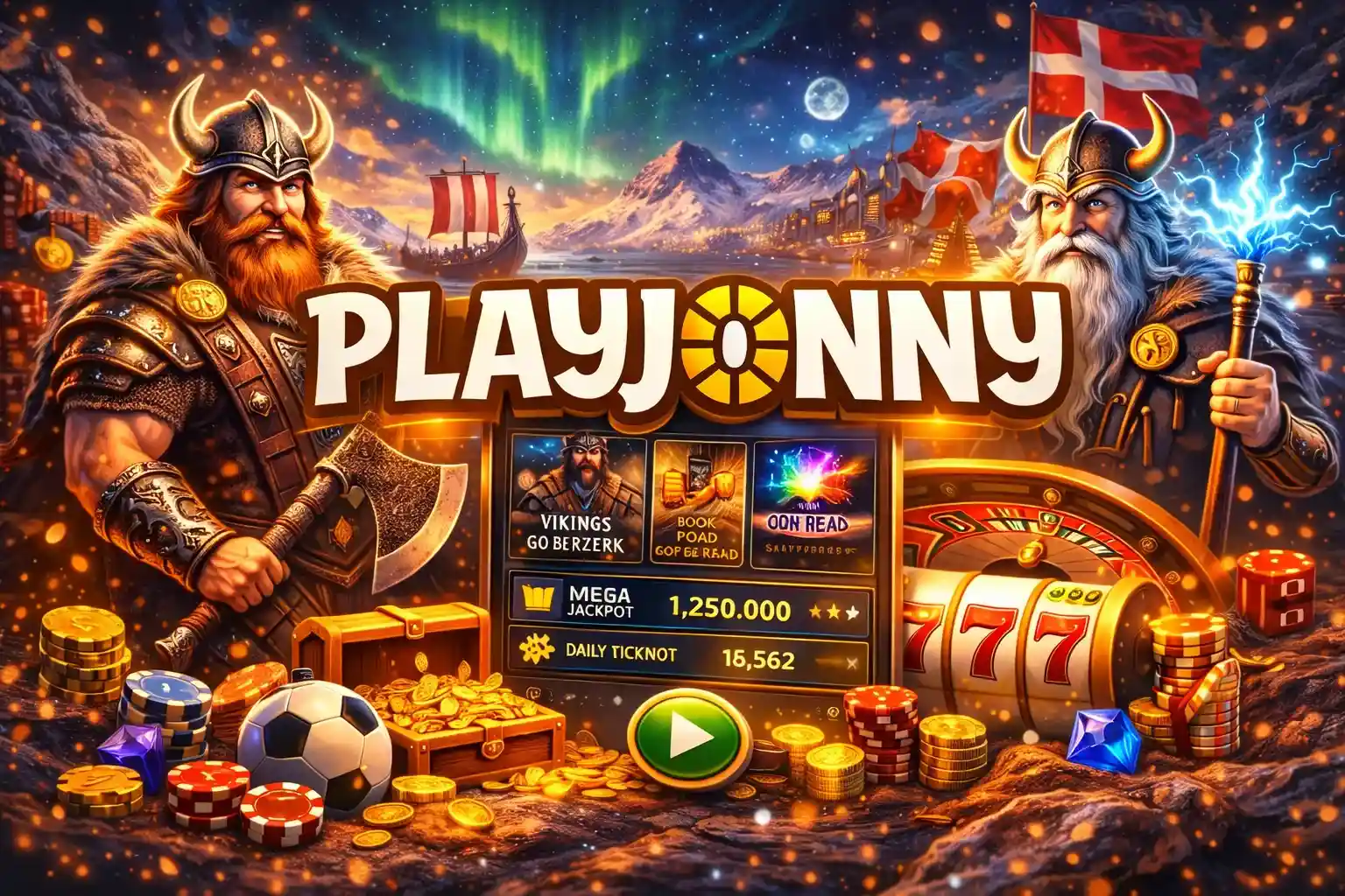 Playjonny Casino forside banner